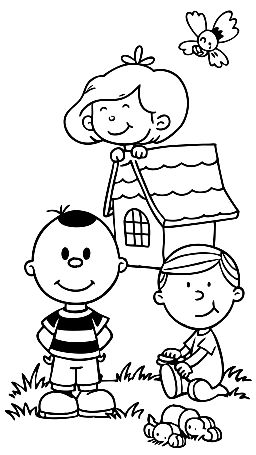 Páginas para colorear de Charlie Brown